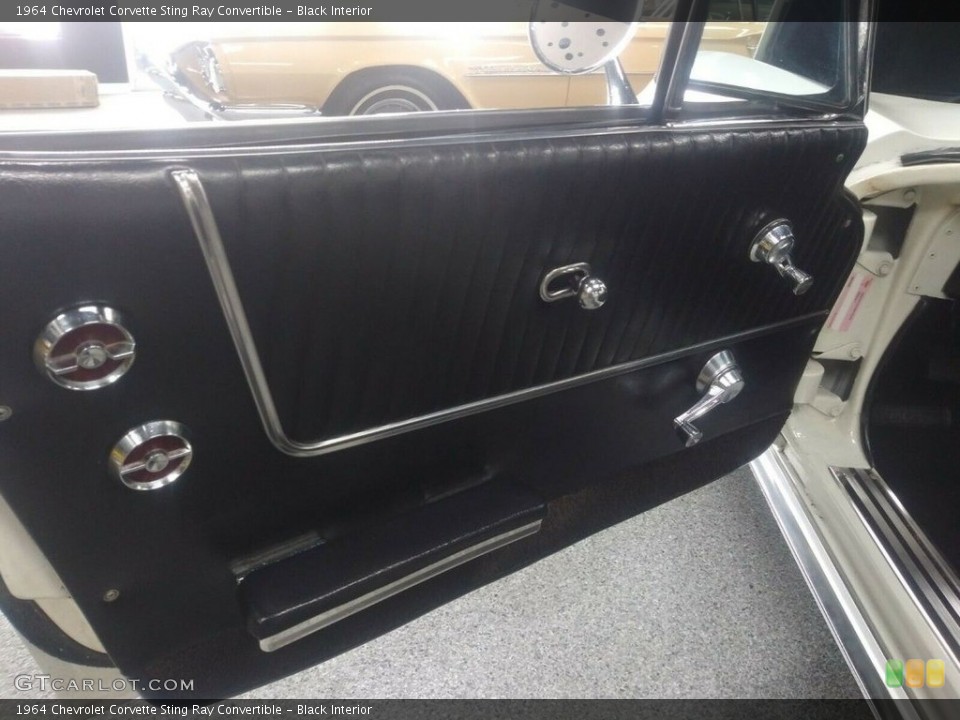 Black Interior Door Panel for the 1964 Chevrolet Corvette Sting Ray Convertible #140588700