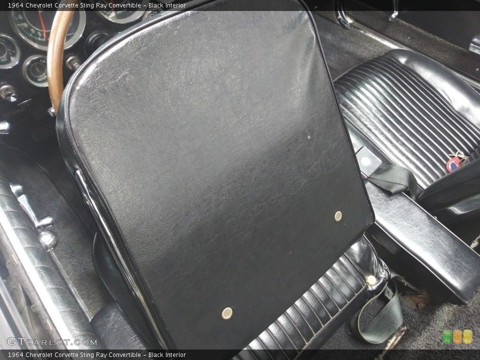 Black 1964 Chevrolet Corvette Interiors
