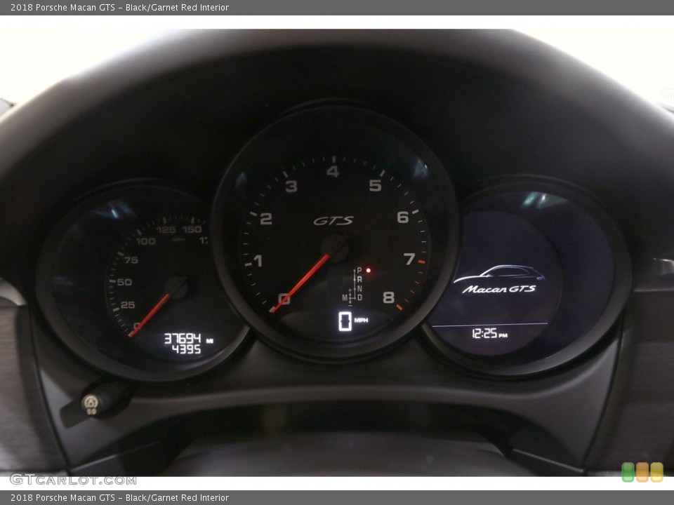 Black/Garnet Red Interior Gauges for the 2018 Porsche Macan GTS #140591217