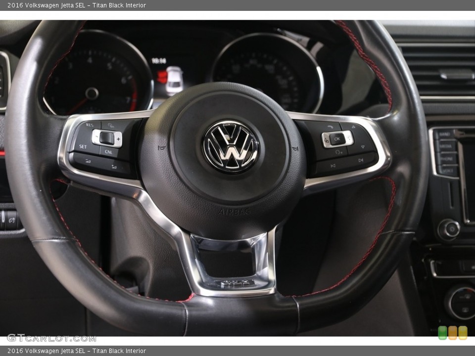 Titan Black Interior Steering Wheel for the 2016 Volkswagen Jetta SEL #140592207