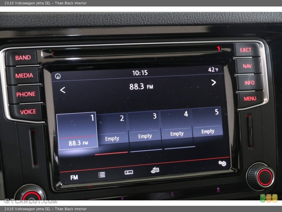 Titan Black Interior Controls for the 2016 Volkswagen Jetta SEL #140592246