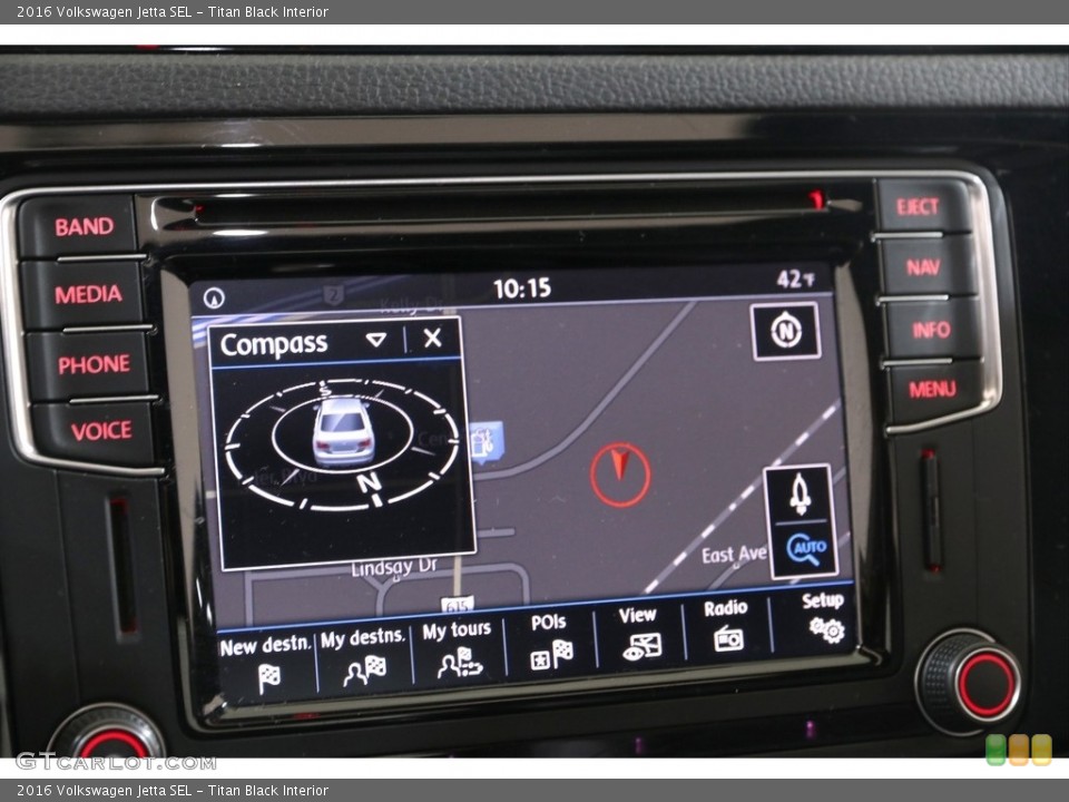 Titan Black Interior Navigation for the 2016 Volkswagen Jetta SEL #140592273