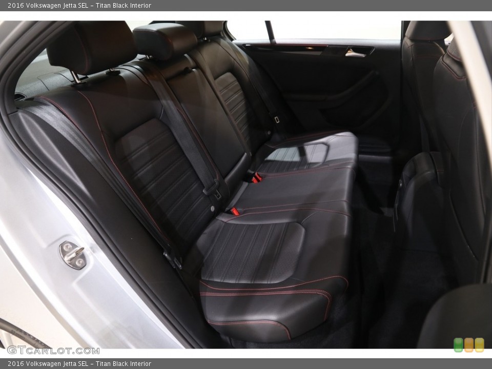 Titan Black Interior Rear Seat for the 2016 Volkswagen Jetta SEL #140592342