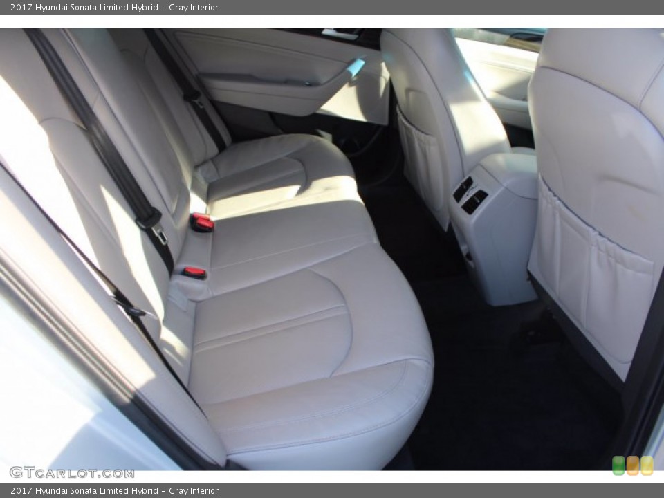 Gray Interior Rear Seat for the 2017 Hyundai Sonata Limited Hybrid #140594256