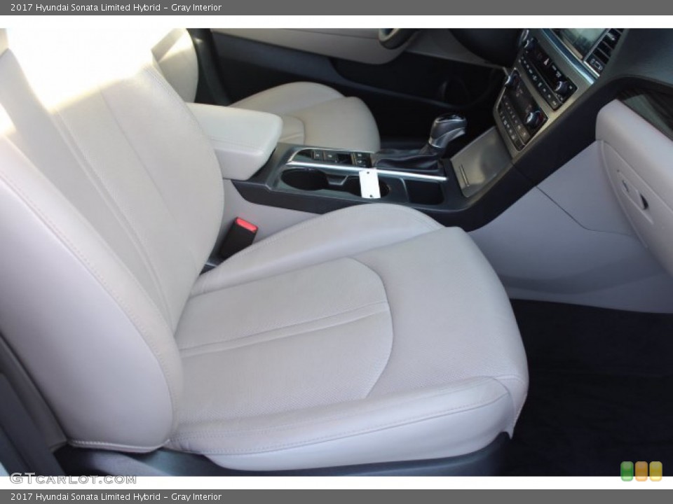 Gray Interior Front Seat for the 2017 Hyundai Sonata Limited Hybrid #140594271