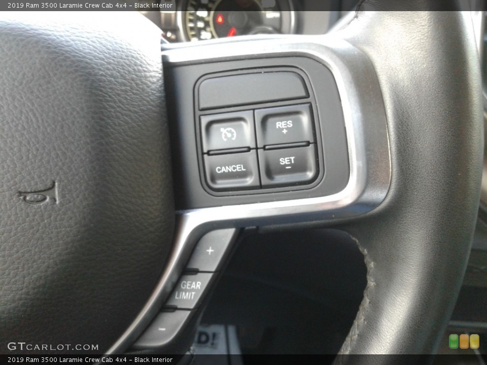 Black Interior Steering Wheel for the 2019 Ram 3500 Laramie Crew Cab 4x4 #140599710
