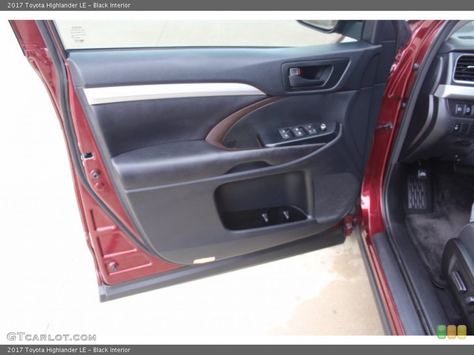 Black Interior Door Panel for the 2017 Toyota Highlander LE #140600356