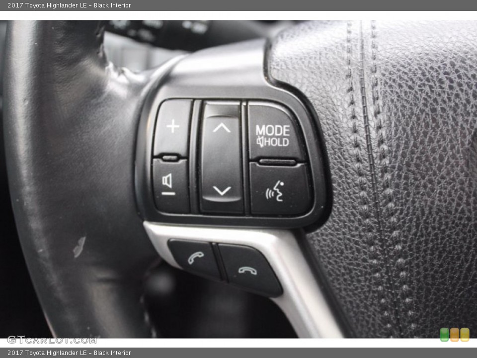 Black Interior Steering Wheel for the 2017 Toyota Highlander LE #140600398