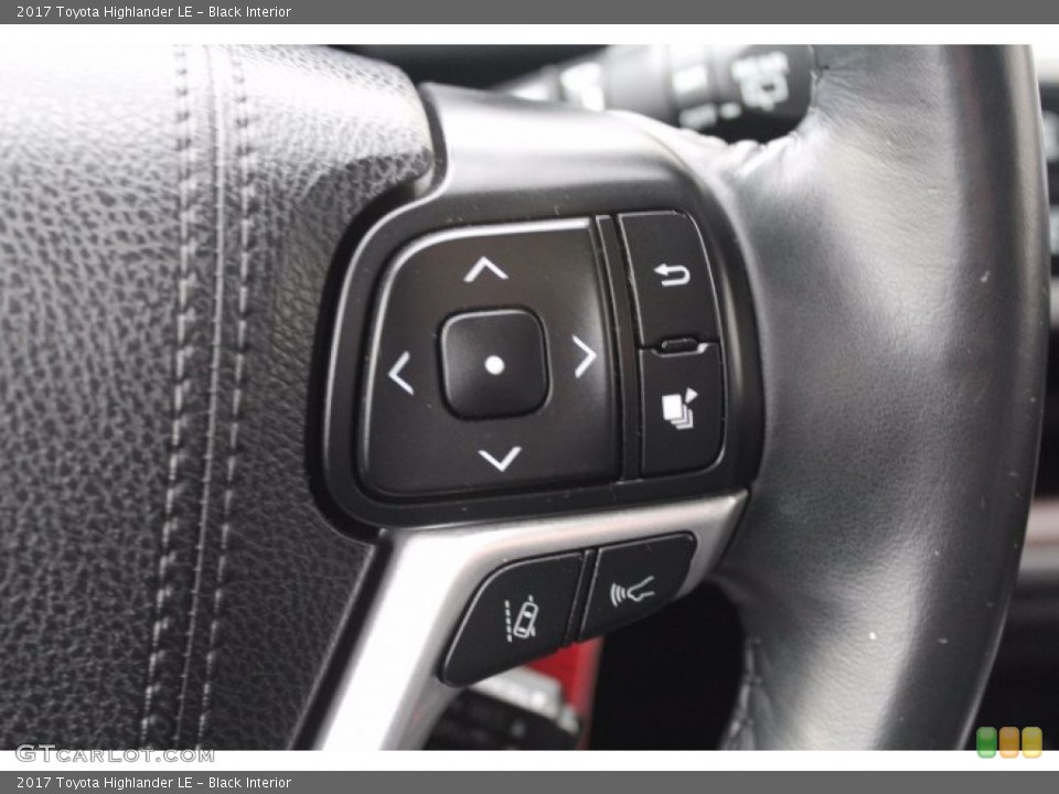 Black Interior Steering Wheel for the 2017 Toyota Highlander LE #140600422