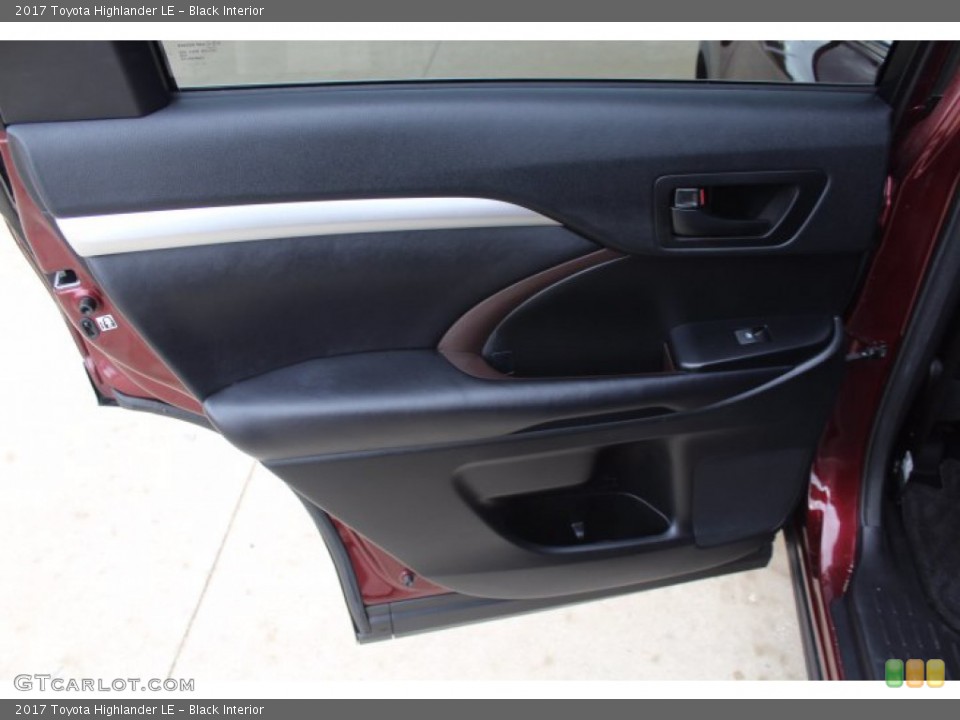 Black Interior Door Panel for the 2017 Toyota Highlander LE #140600539