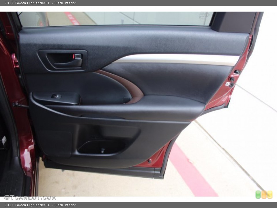 Black Interior Door Panel for the 2017 Toyota Highlander LE #140600659