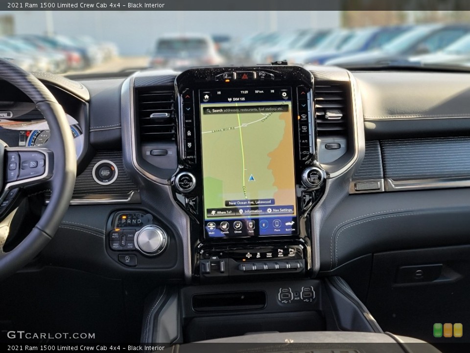 Black Interior Navigation for the 2021 Ram 1500 Limited Crew Cab 4x4 #140604487