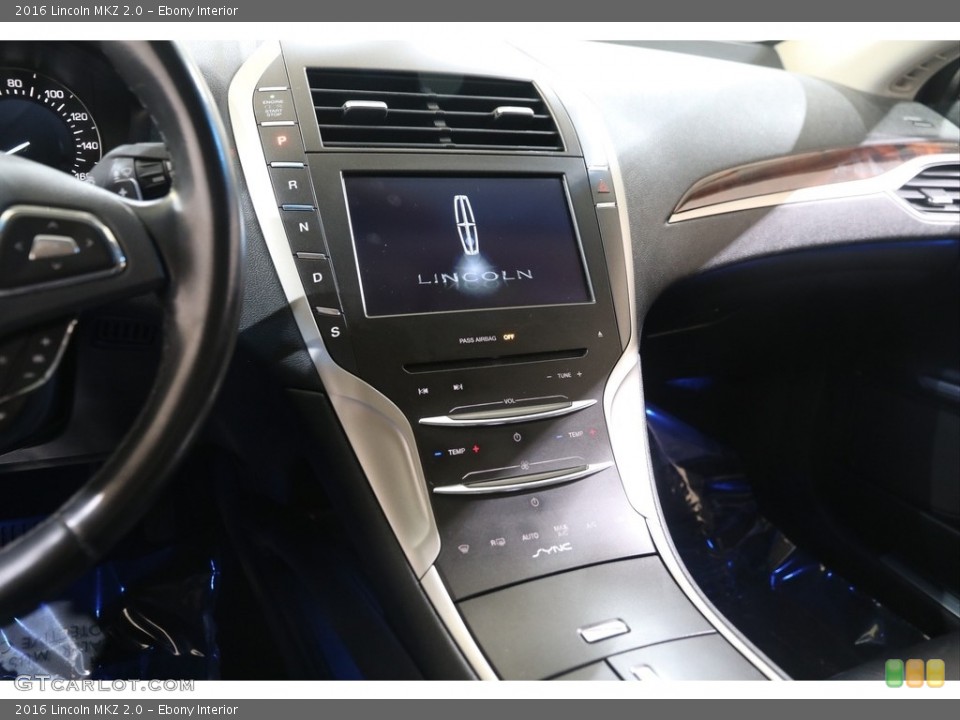 Ebony Interior Controls for the 2016 Lincoln MKZ 2.0 #140605600
