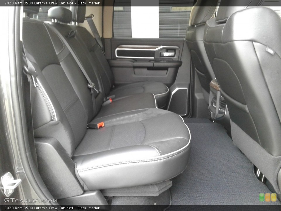 Black Interior Rear Seat for the 2020 Ram 3500 Laramie Crew Cab 4x4 #140605987