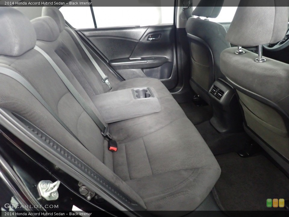 Black Interior Rear Seat for the 2014 Honda Accord Hybrid Sedan #140607643