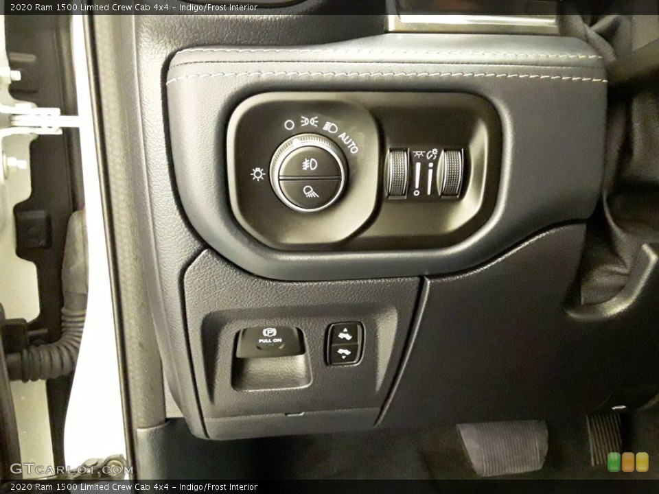 Indigo/Frost Interior Controls for the 2020 Ram 1500 Limited Crew Cab 4x4 #140607679