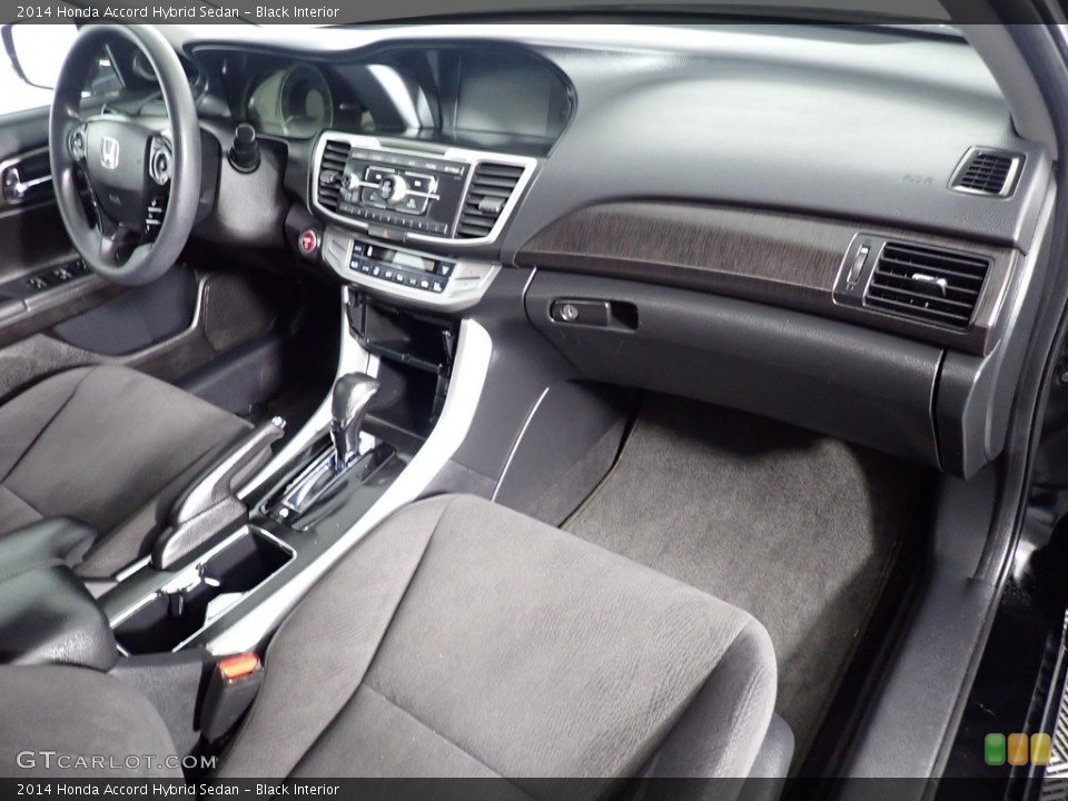 Black Interior Dashboard for the 2014 Honda Accord Hybrid Sedan #140607715