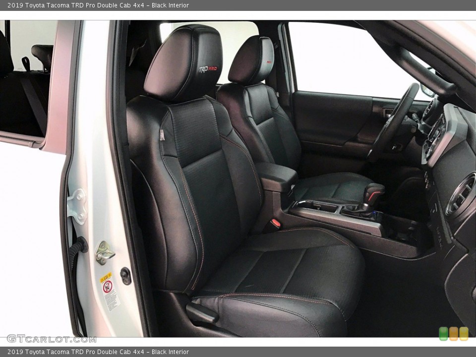 Black Interior Front Seat for the 2019 Toyota Tacoma TRD Pro Double Cab 4x4 #140612812