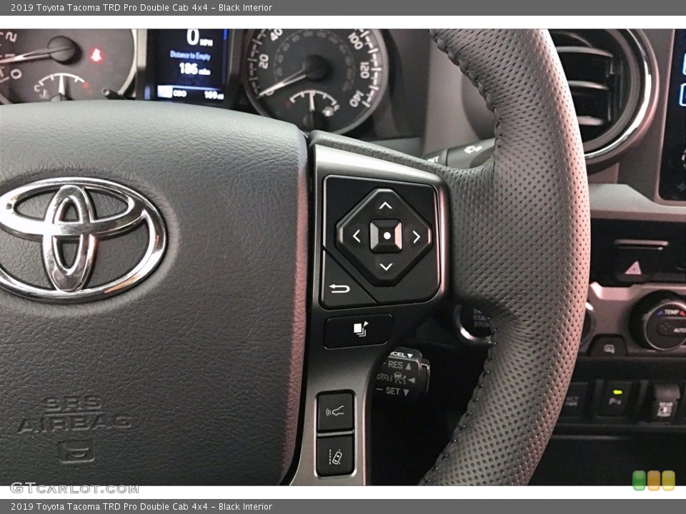 Black Interior Steering Wheel for the 2019 Toyota Tacoma TRD Pro Double Cab 4x4 #140612887