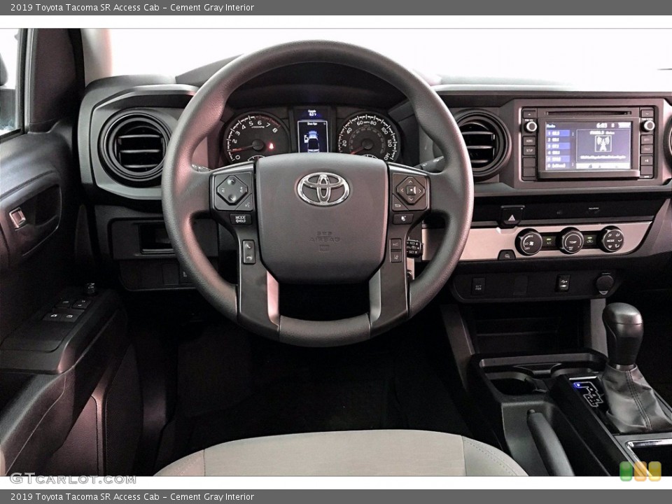 Cement Gray Interior Dashboard for the 2019 Toyota Tacoma SR Access Cab #140612935