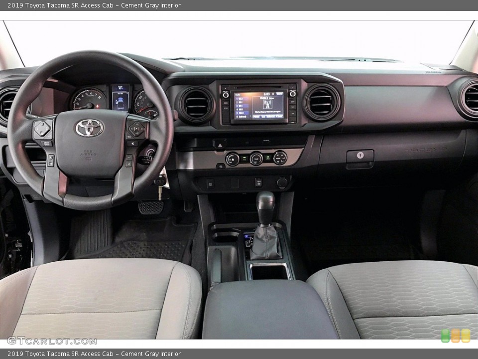 Cement Gray Interior Dashboard for the 2019 Toyota Tacoma SR Access Cab #140612965