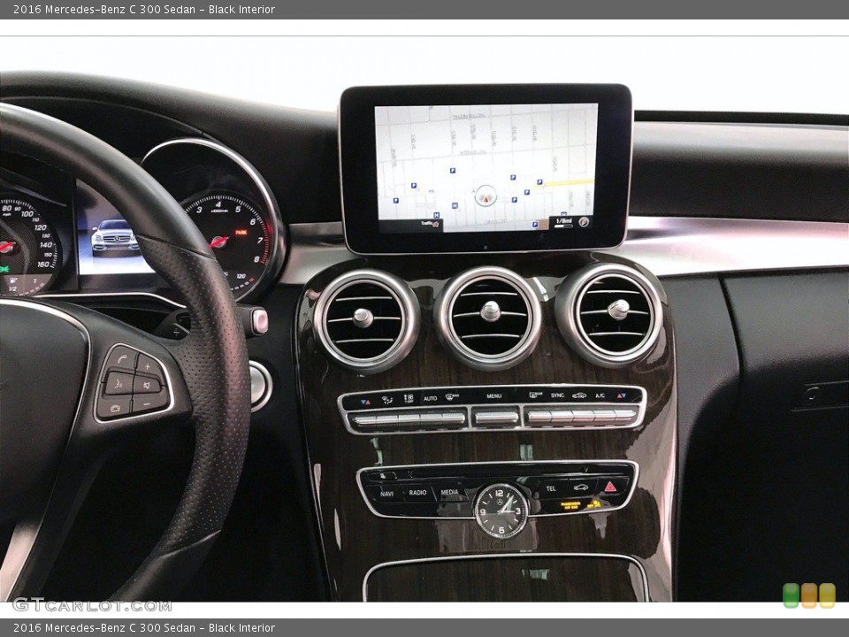 Black Interior Controls for the 2016 Mercedes-Benz C 300 Sedan #140613360