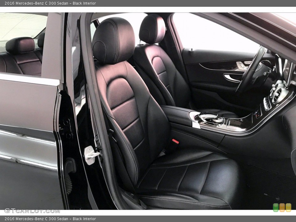 Black Interior Front Seat for the 2016 Mercedes-Benz C 300 Sedan #140613385