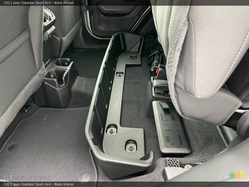 Black Interior Rear Seat for the 2021 Jeep Gladiator Sport 4x4 #140613643