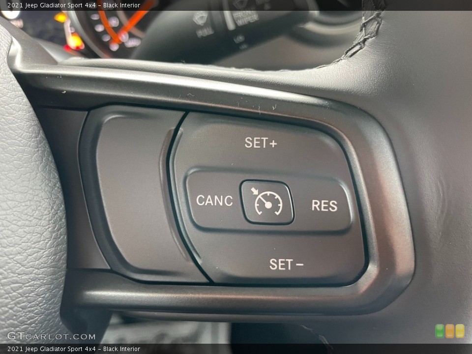 Black Interior Steering Wheel for the 2021 Jeep Gladiator Sport 4x4 #140613793