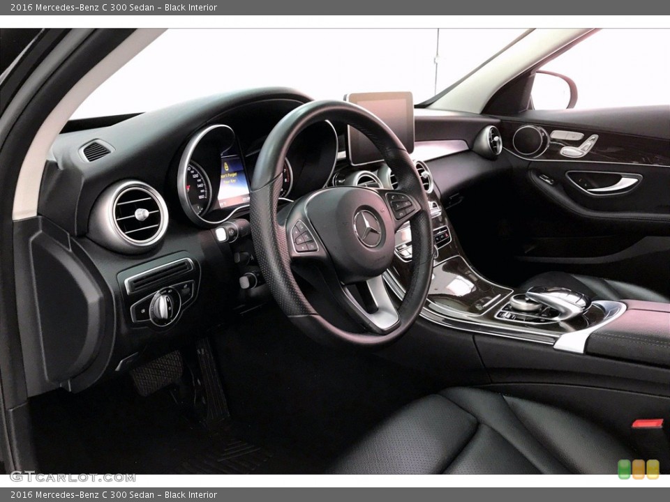 Black Interior Front Seat for the 2016 Mercedes-Benz C 300 Sedan #140613808
