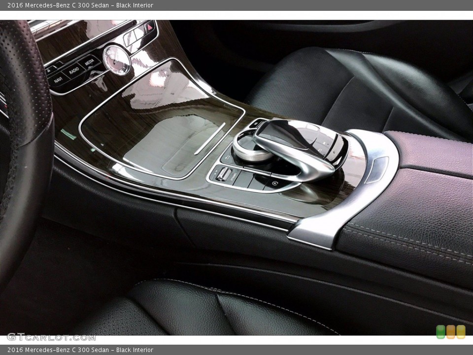 Black Interior Controls for the 2016 Mercedes-Benz C 300 Sedan #140613832