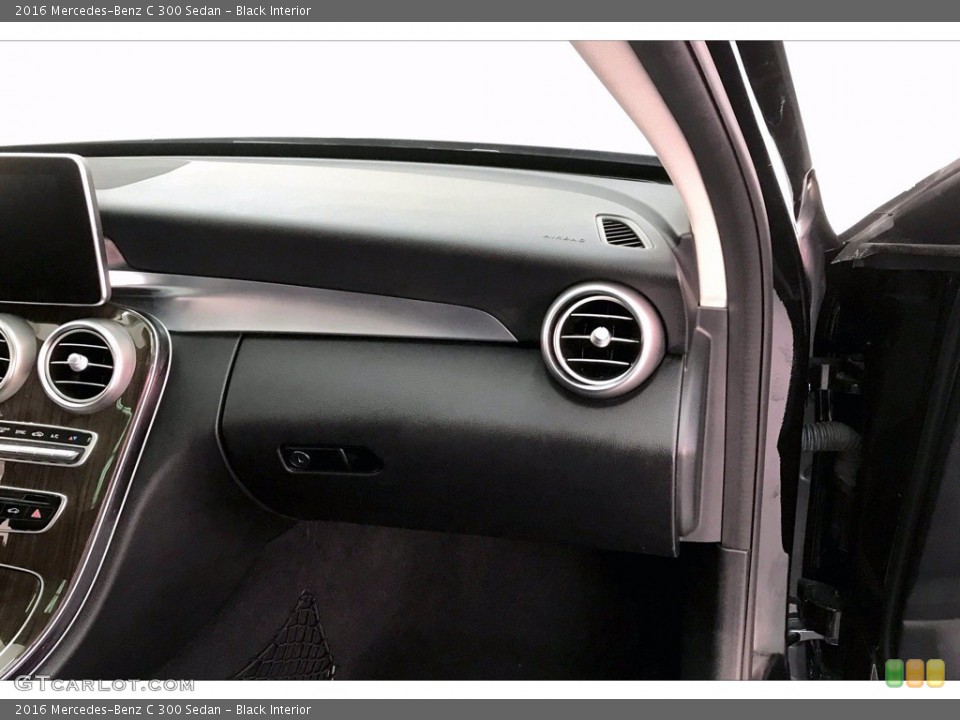 Black Interior Dashboard for the 2016 Mercedes-Benz C 300 Sedan #140613964