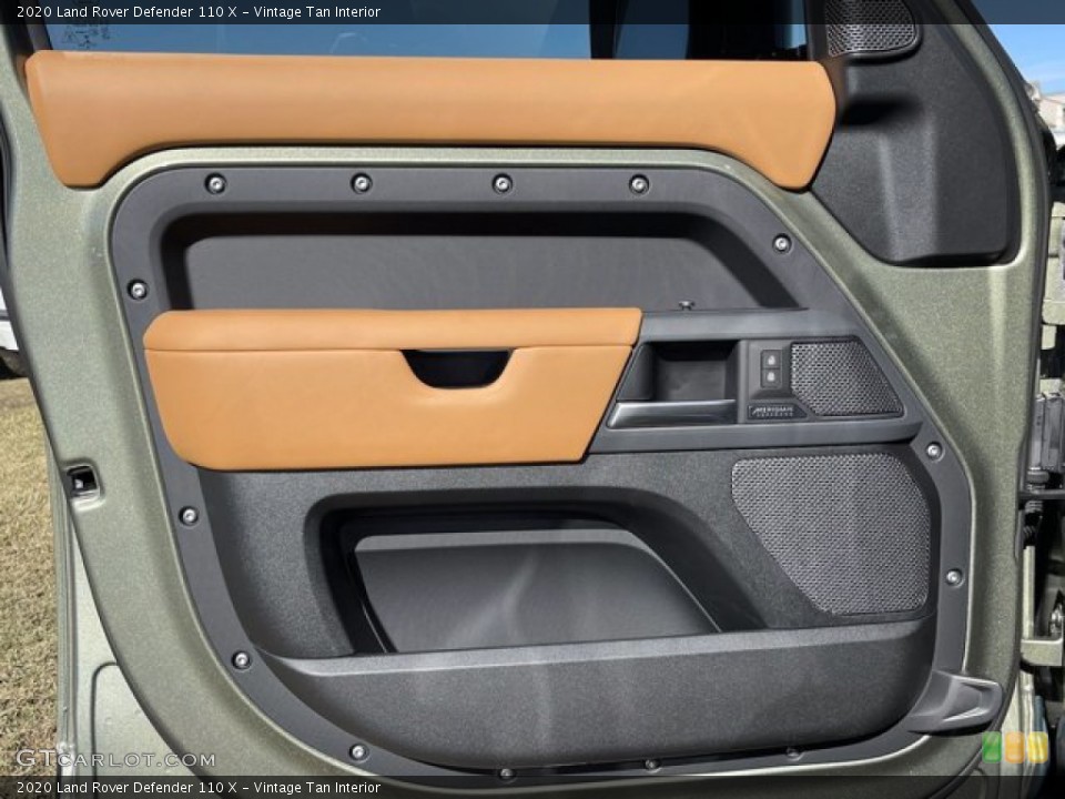 Vintage Tan Interior Door Panel for the 2020 Land Rover Defender 110 X #140614919