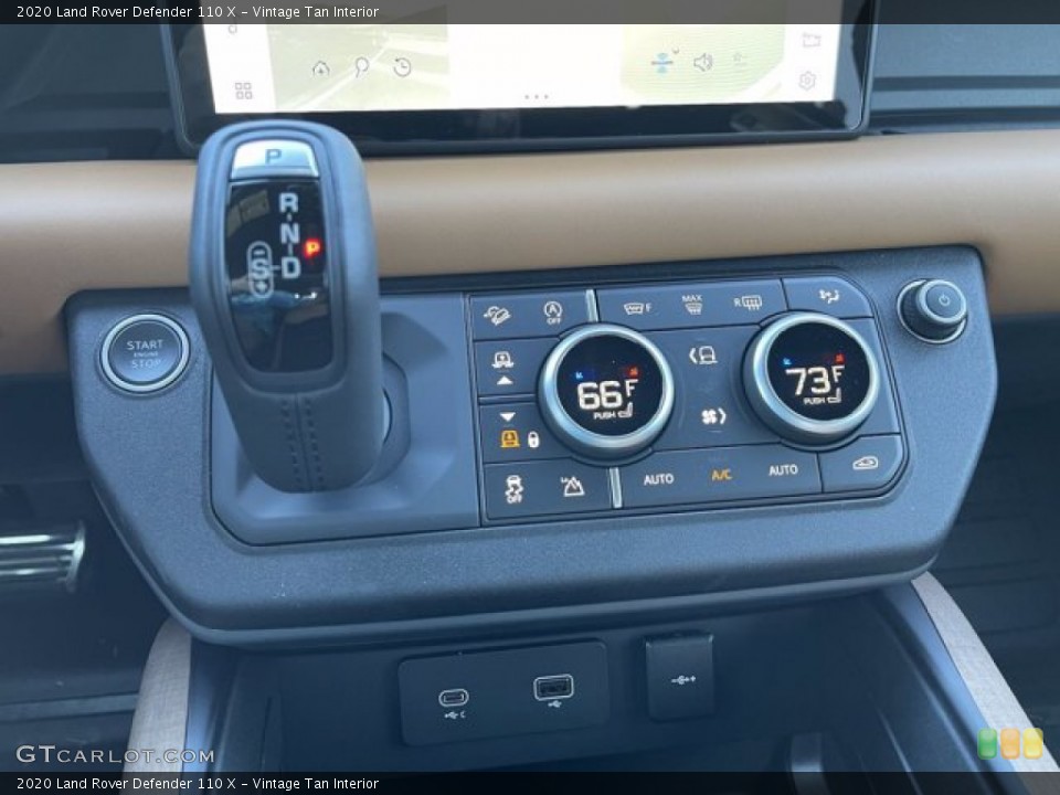 Vintage Tan Interior Controls for the 2020 Land Rover Defender 110 X #140615084
