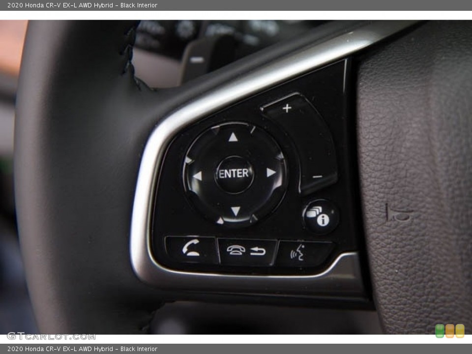 Black Interior Steering Wheel for the 2020 Honda CR-V EX-L AWD Hybrid #140619959