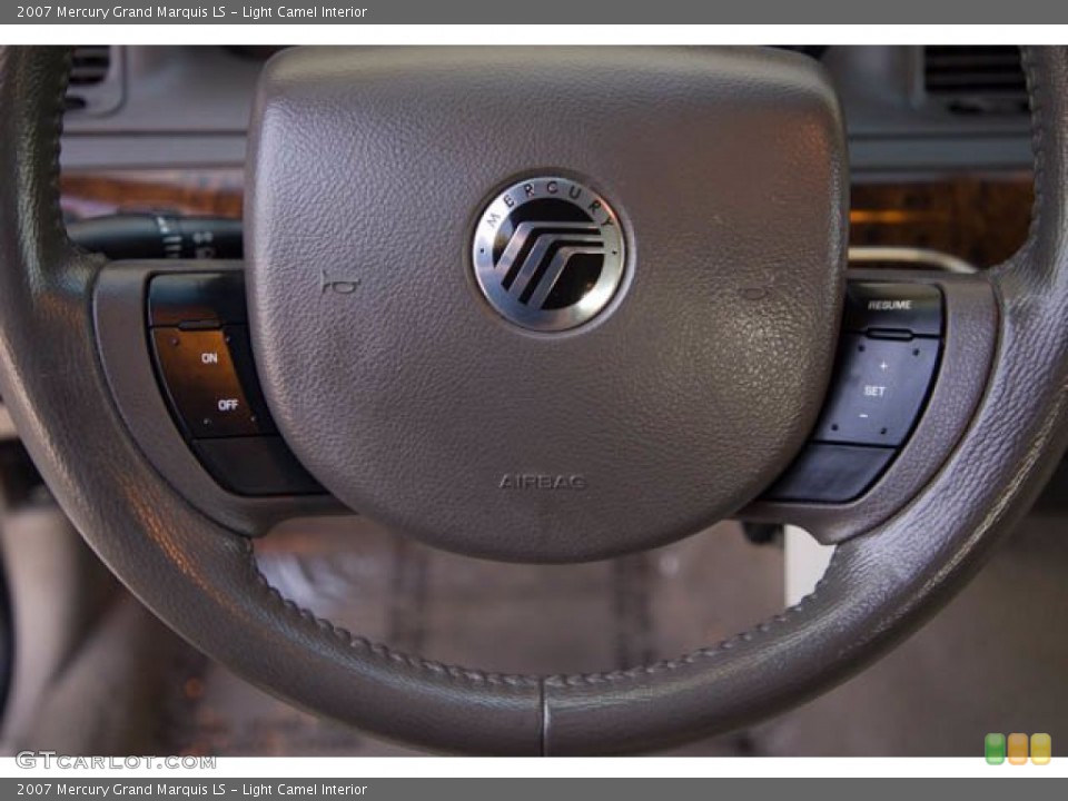 Light Camel Interior Steering Wheel for the 2007 Mercury Grand Marquis LS #140621809