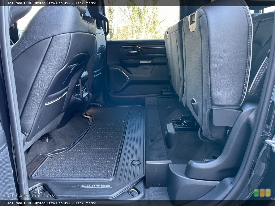 Black Interior Rear Seat for the 2021 Ram 1500 Limited Crew Cab 4x4 #140622493