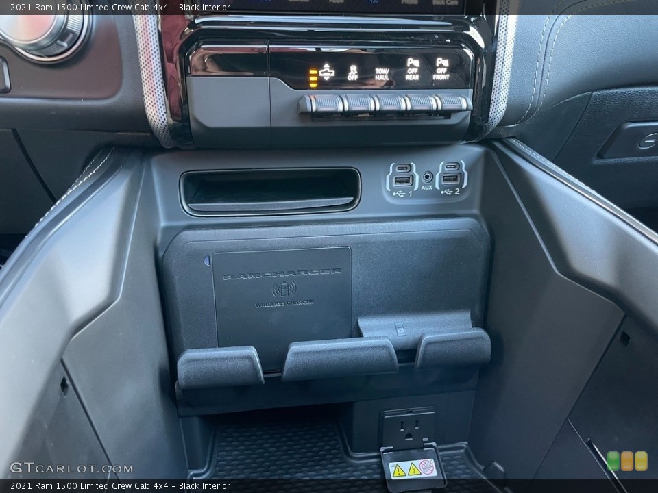 Black Interior Controls for the 2021 Ram 1500 Limited Crew Cab 4x4 #140622646