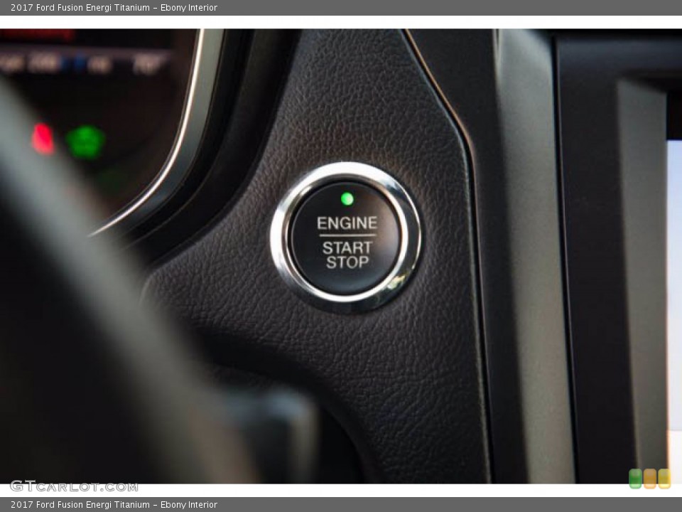 Ebony Interior Controls for the 2017 Ford Fusion Energi Titanium #140623119