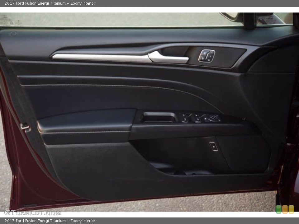 Ebony Interior Door Panel for the 2017 Ford Fusion Energi Titanium #140623299