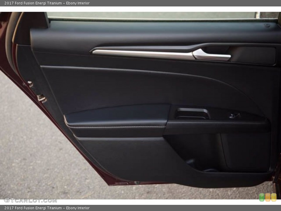 Ebony Interior Door Panel for the 2017 Ford Fusion Energi Titanium #140623335