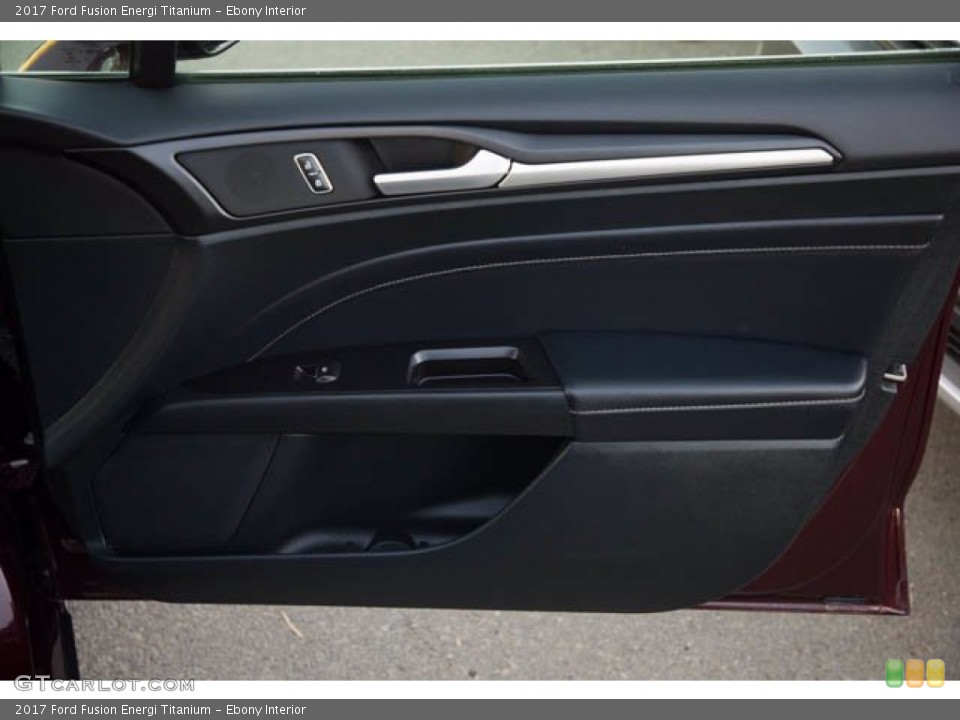 Ebony Interior Door Panel for the 2017 Ford Fusion Energi Titanium #140623362