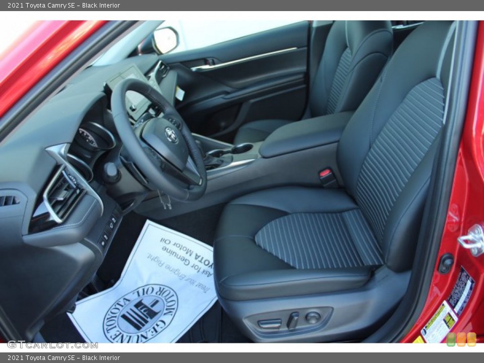 Black Interior Photo for the 2021 Toyota Camry SE #140625944