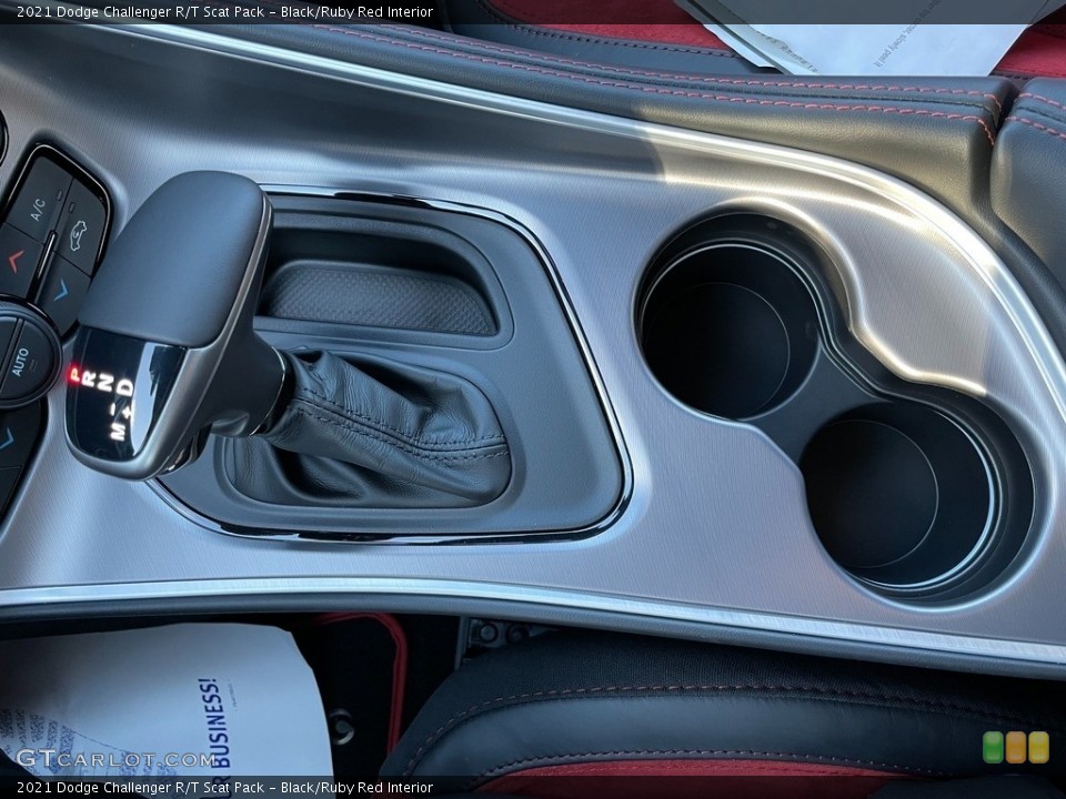 Black/Ruby Red Interior Transmission for the 2021 Dodge Challenger R/T Scat Pack #140627081