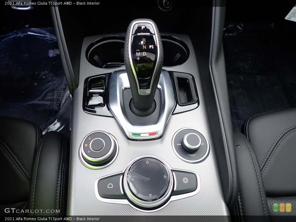 Black Interior Transmission for the 2021 Alfa Romeo Giulia TI Sport AWD #140628434