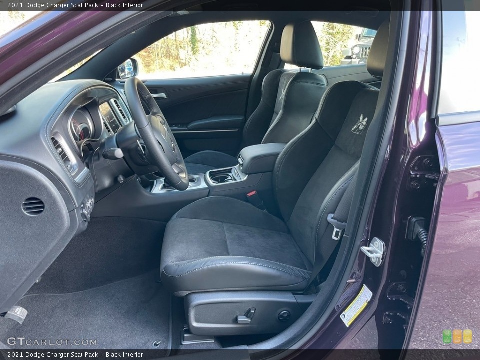 Black Interior Front Seat for the 2021 Dodge Charger Scat Pack #140628930