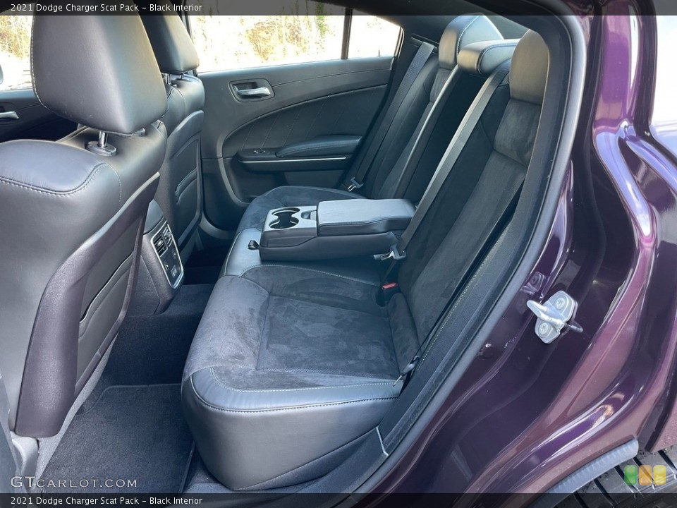 Black Interior Rear Seat for the 2021 Dodge Charger Scat Pack #140629007