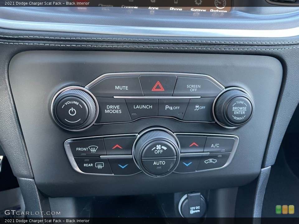 Black Interior Controls for the 2021 Dodge Charger Scat Pack #140629328