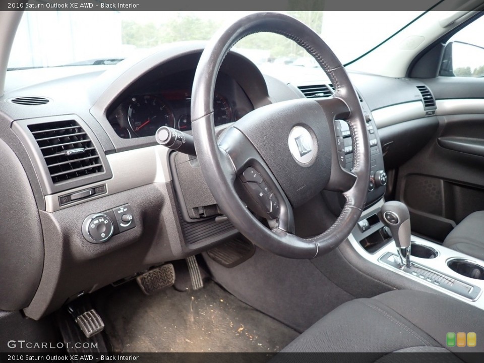 Black Interior Dashboard for the 2010 Saturn Outlook XE AWD #140629970