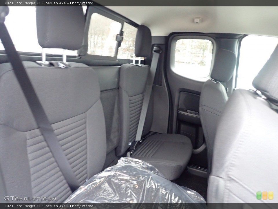 Ebony Interior Rear Seat for the 2021 Ford Ranger XL SuperCab 4x4 #140630090